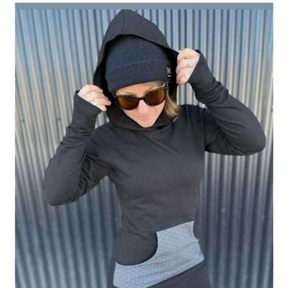 Seam Of Life Hemp Organic Cotton Hoodie Dress / size small - Picture 13 of 13